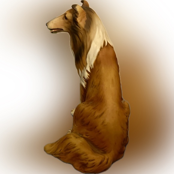 1986 HOMCO Collie Figurine Lassie Sheltie Masterpiece Collection - Picture 5 of 9